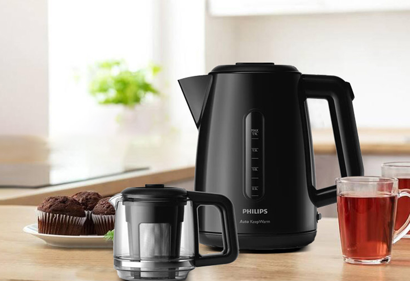 فیلیپس (Philips): برند معتبر هلندی که چایسازهای آن دارای کیفیت ساخت ایدهآل و قدرت گرم نگهداری بالا هستند. مدلهای فیلیپس از فیلتر ضد رسوب برای آمادهسازی چای شفاف و خوشطعم استفاده میکنند.