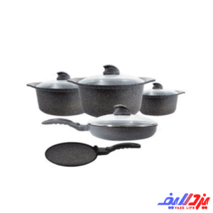 سرویس قابلمه ۹ پارچه گرانیت عرشیا مدل CO360-2450