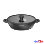 ماهیتابه دو دسته 32 سانت چدن عرشیا مدل CO180-3738