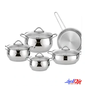 سرویس قابلمه استیل 9 پارچه ونیز اصلی مدل VC4005