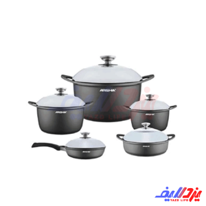 سرویس قابلمه 10 پارچه چدن دایکاست عرشیا مدل CO498-3014