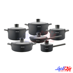 سرویس قابلمه 12 پارچه چدن فورج عرشیا CO194-3839