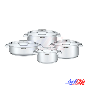 سرویس قابلمه استیل 8 پارچه عرشیا SS768-3377