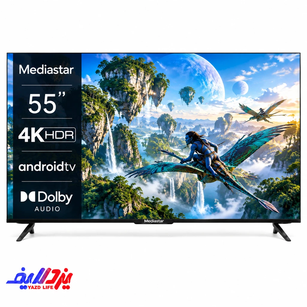 تلویزیون ۵۵ اینچ 4K اسمارت مدیا استار مدل MS5515-4K